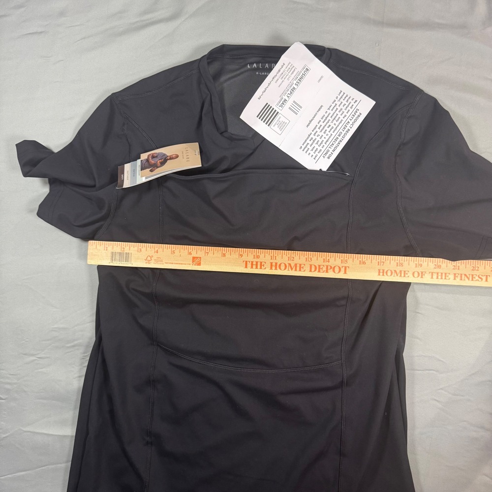 Lalabu Dad Shirt Babywearing Tee Black XL Short Sleeve Pouch Carrier 7-15lbs NEW - Picture 7 of 13